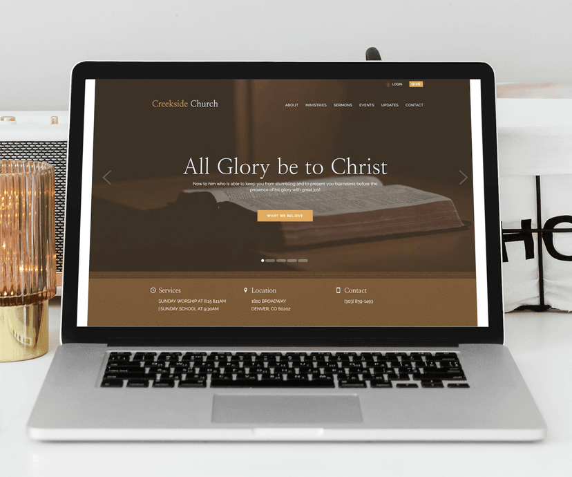 Calvary, Another Stunning Mobile-Friendly Church Website Design